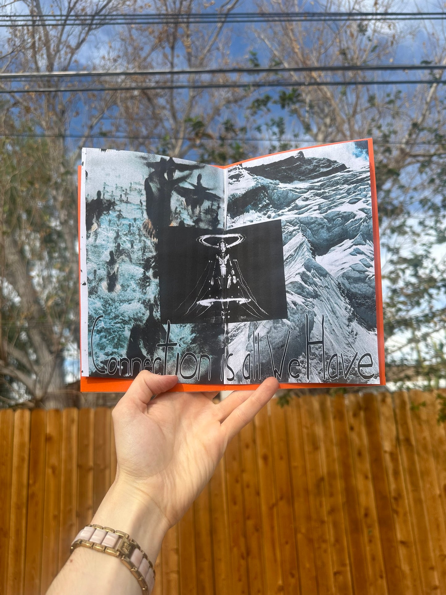 "Haunted Mansion" Collage Zine