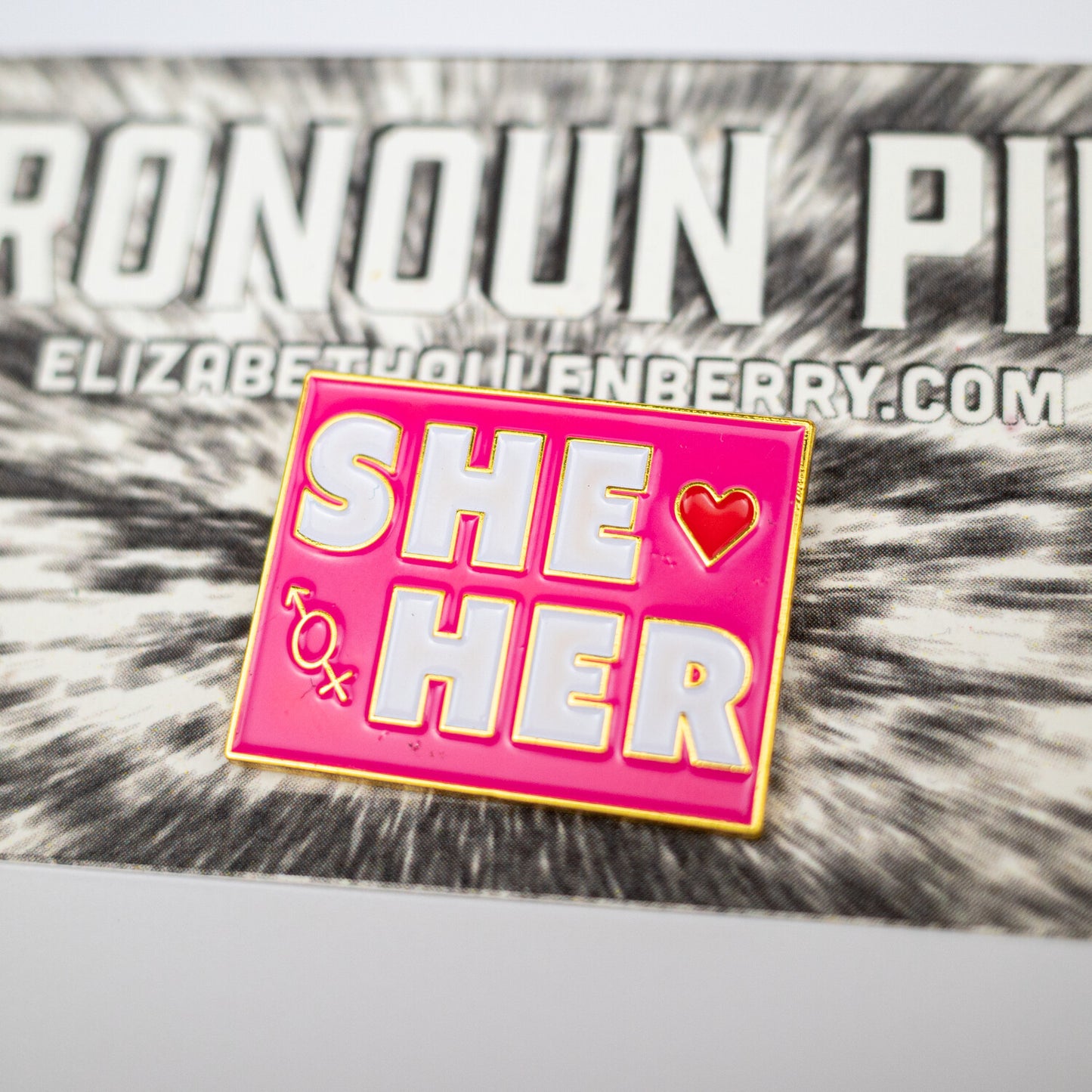 SHE//HER Enamel Pin