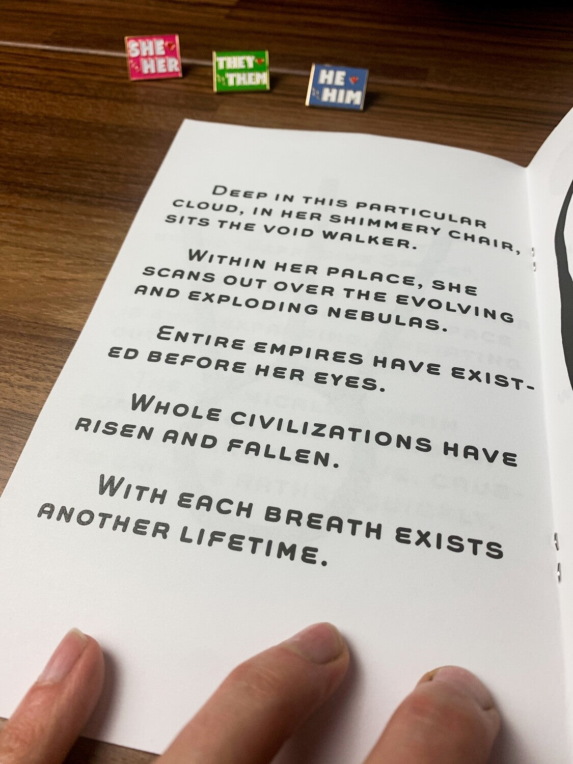 "The Voidwalker" Illustrated Poetry Zine