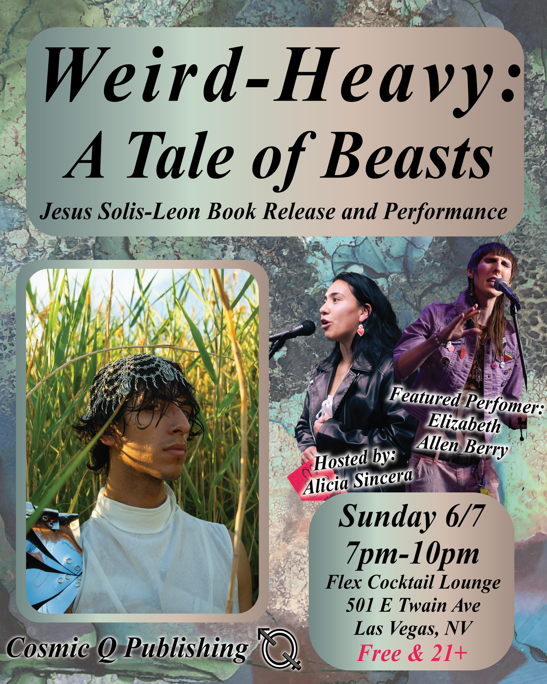 Book Release Celebration + Performance featuring Jesus Solis-Leon